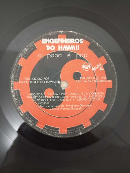 Lp Vinil Engenheiros Do Hawaii O Papa É Pop