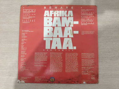 Lp Vinil Afrika Bambaataa Beware Funk Everywhere Importado