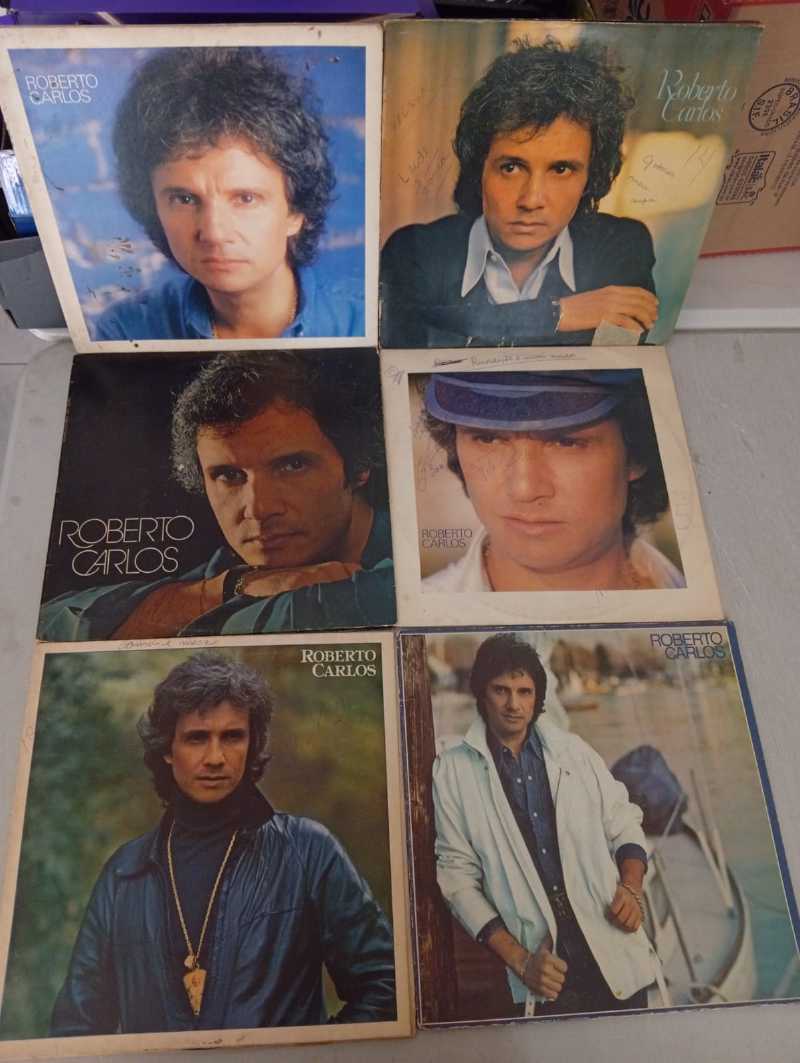 Lp Vinil Lote 6 Unidades Roberto Carlos