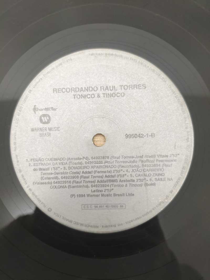 Lp Vinil Tonico & Tinoco Som Da Terra