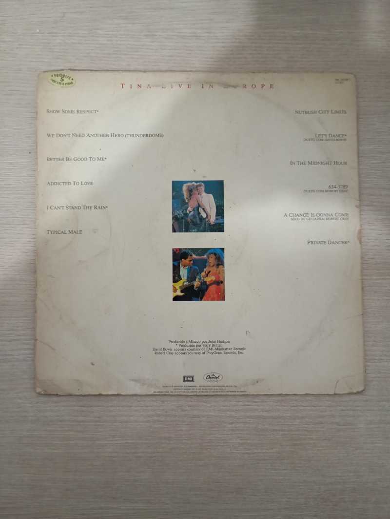 Lp Vinil Tina Turner Tina Live II