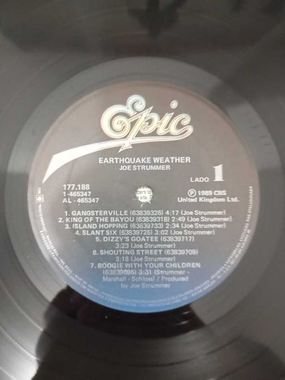 Lp Vinil Joe Strummer Earthquake Weather Com Encarte