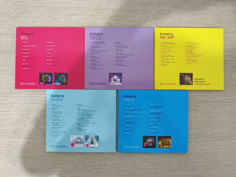 CD Ministry of Sound Anthems Collection Quíntuplo Importado