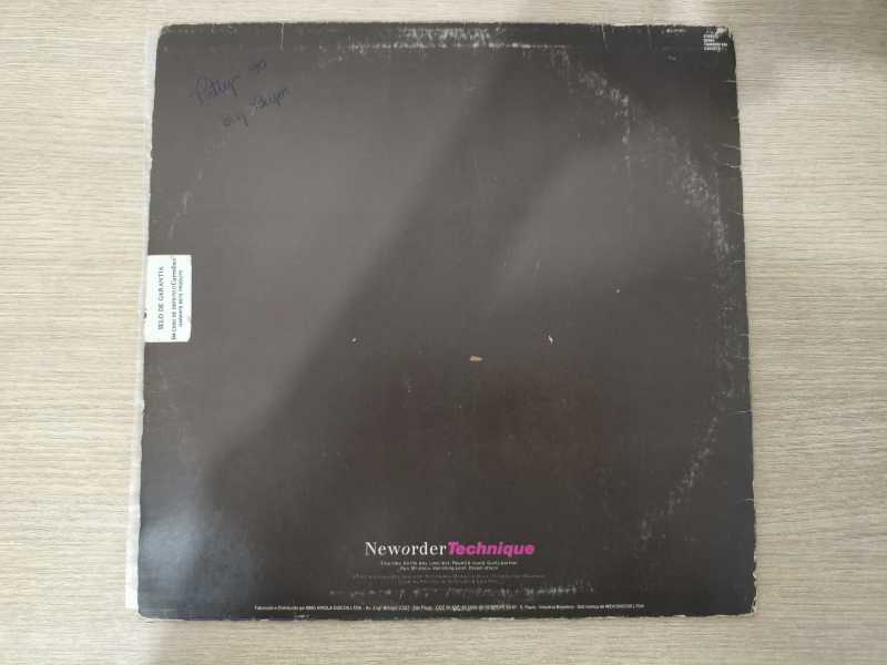 Lp Vinil New Order Technique Com Encarte