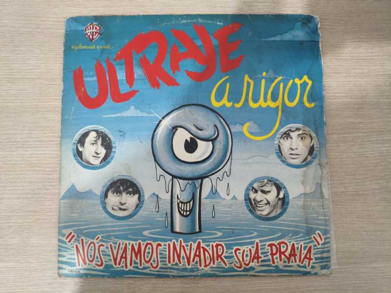 Lp Vinil Ultraje A Rigor Vamos Invadir Sua Praia C/ Encarte