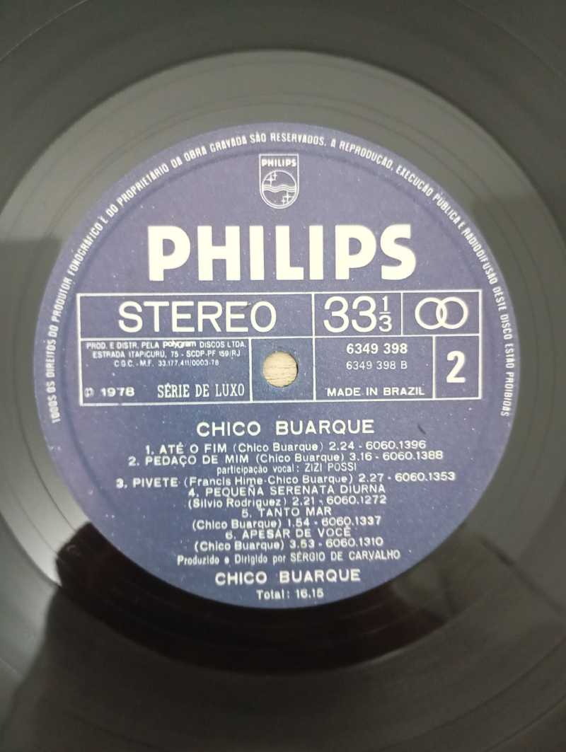 Lp Vinil Chico Buarque 1978