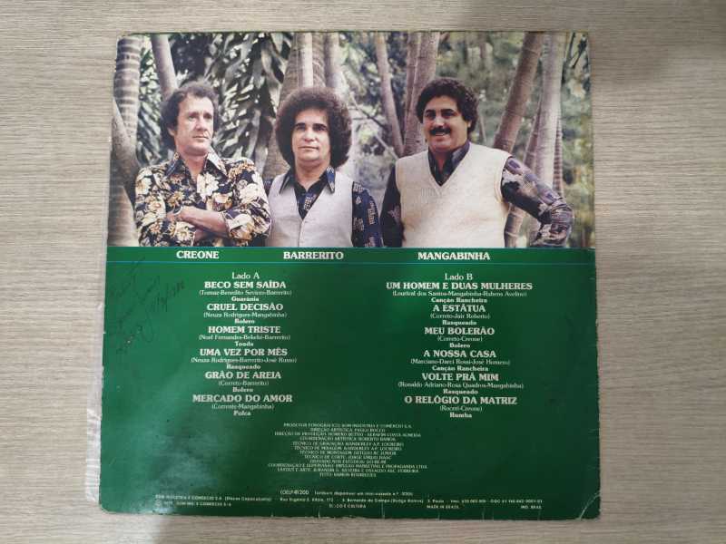 Lp Vinil Trio Parada Dura Beco Sem Saída