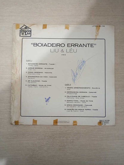 Lp Vinil Liu e Léu Boiadeiro Errante