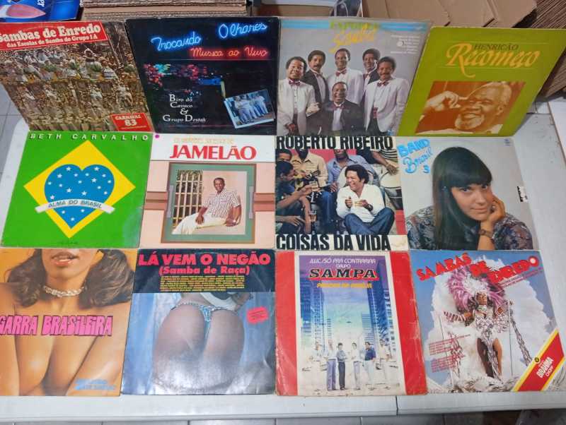 Lp Vinil Lote 12 Unidades Samba
