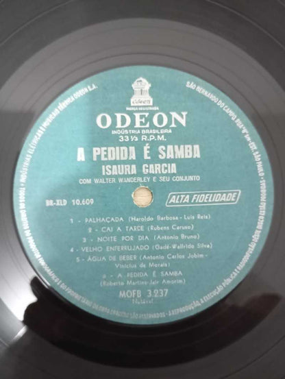 Lp Vinil Isaura Garcia A Pedida É Samba