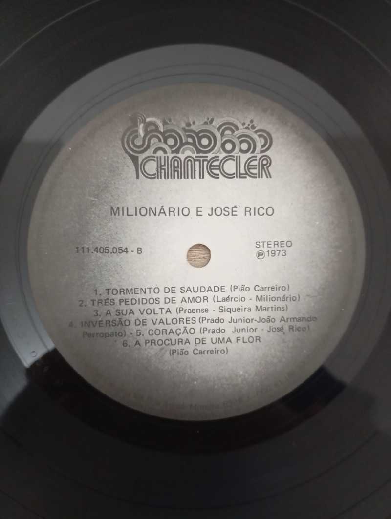 Lp Vinil Milionário & José Rico 1973