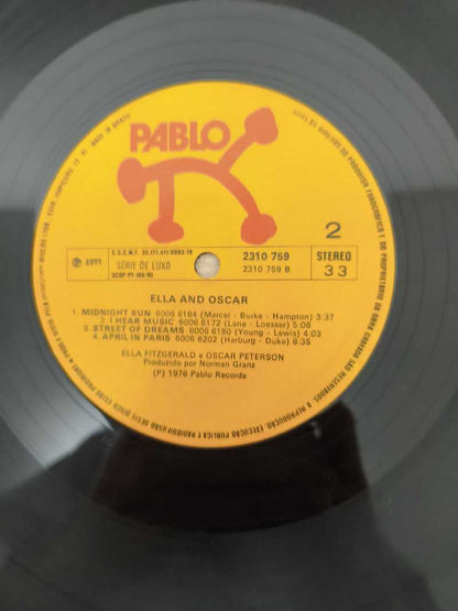 Lp Vinil Ella Fitzgerald And Oscar Peterson
