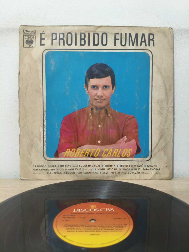 Lp Vinil Roberto Carlos É Proibido Fumar