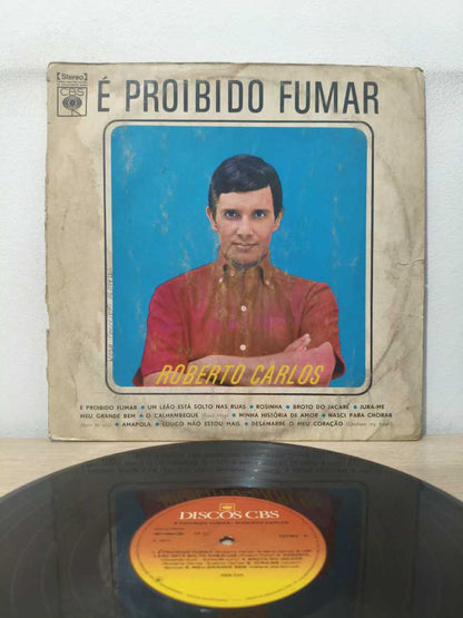 Lp Vinil Roberto Carlos É Proibido Fumar