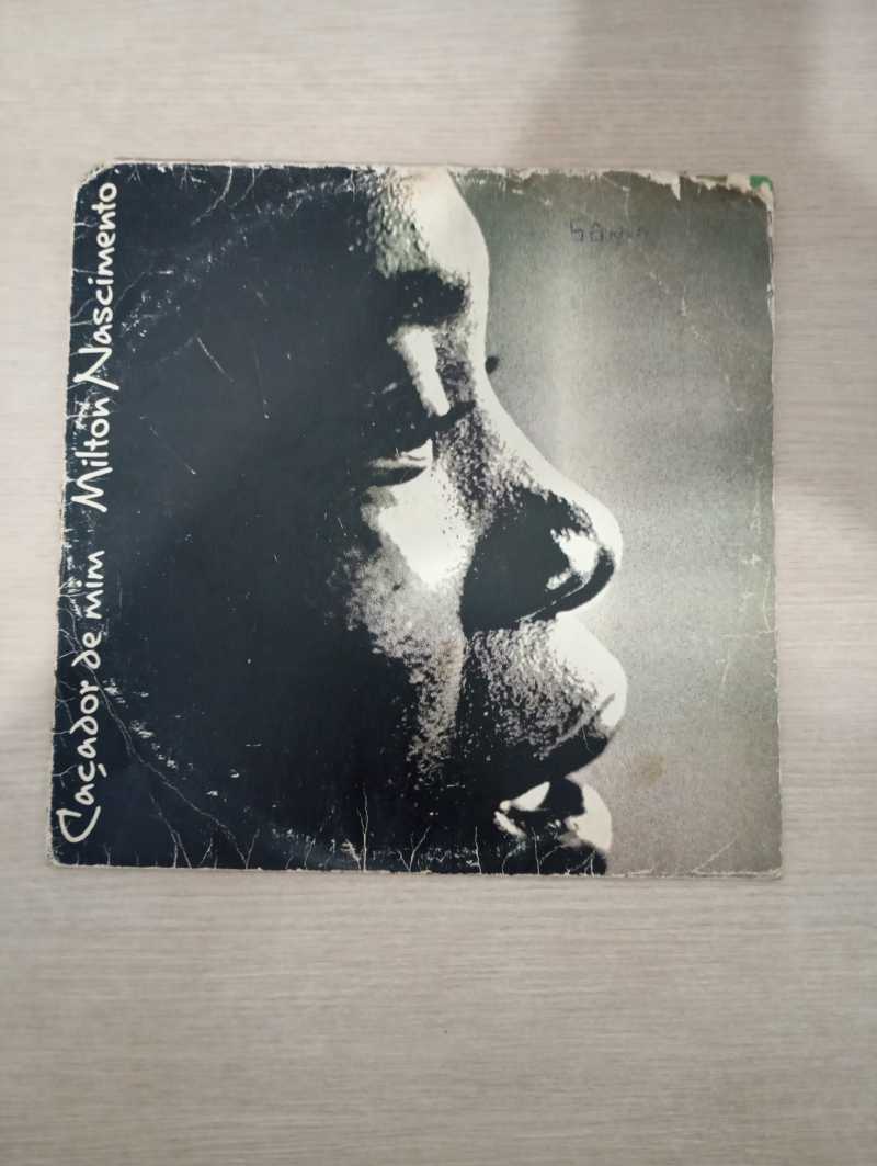 Lp Vinil Milton Nascimento Caçador De Mim Com Encarte