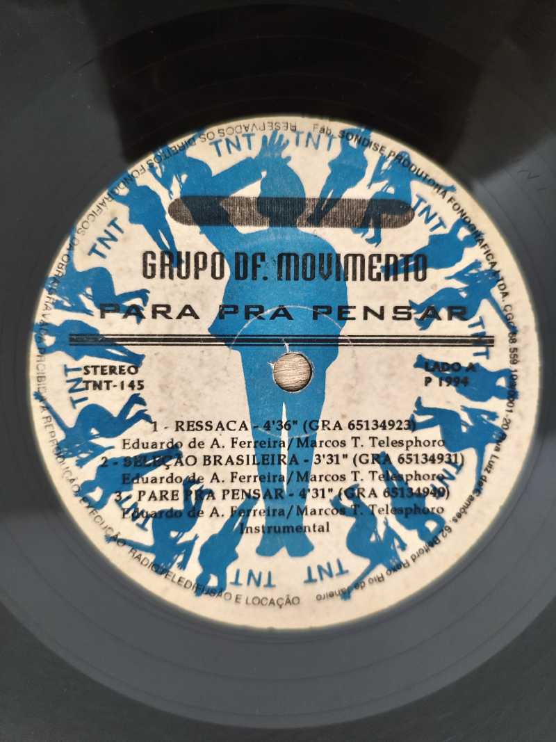 Lp Vinil DF Movimento Pare Pra Pensar