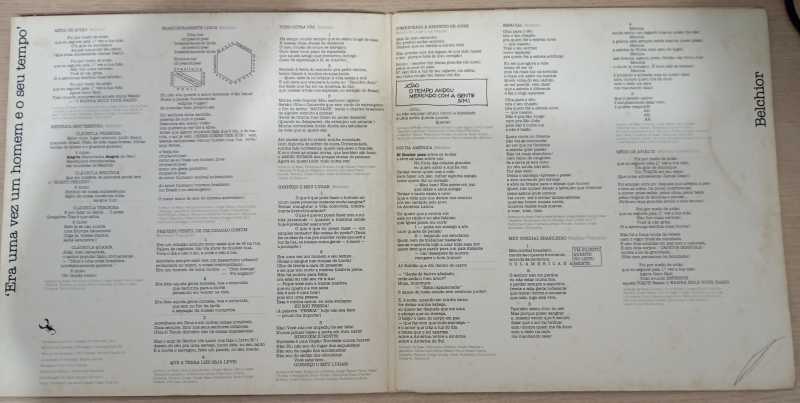 Lp Vinil Belchior Era Uma Vez Um Homem E O Seu Tempo