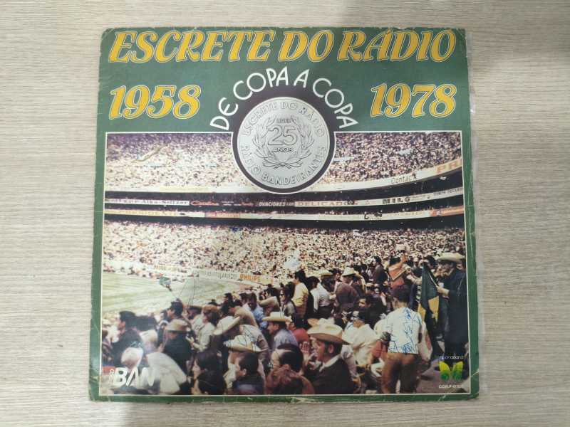 Lp Vinil Escrete do Rádio Copa 1958 1978