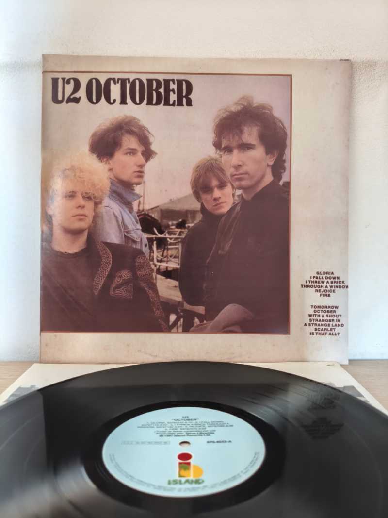 Lp Vinil U2 October Com Encarte