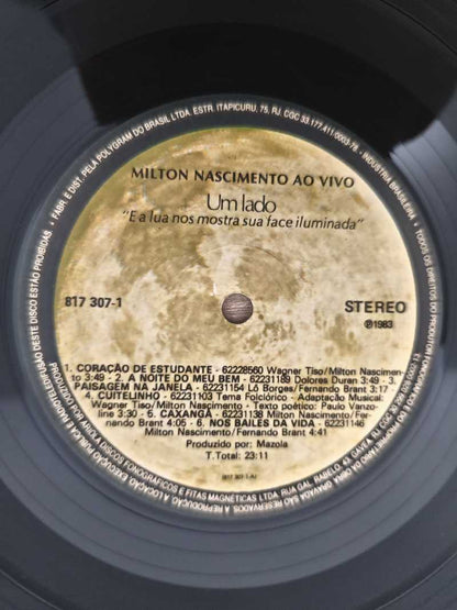 Lp Vinil Milton Nascimento Ao Vivo Capa Dupla Com Encarte