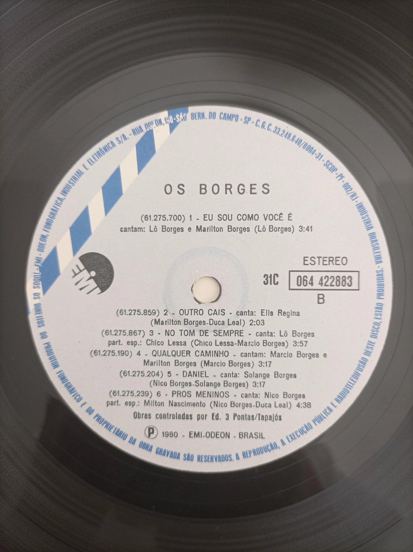 Lp Vinil Os Borges Os Borges Com Encartes