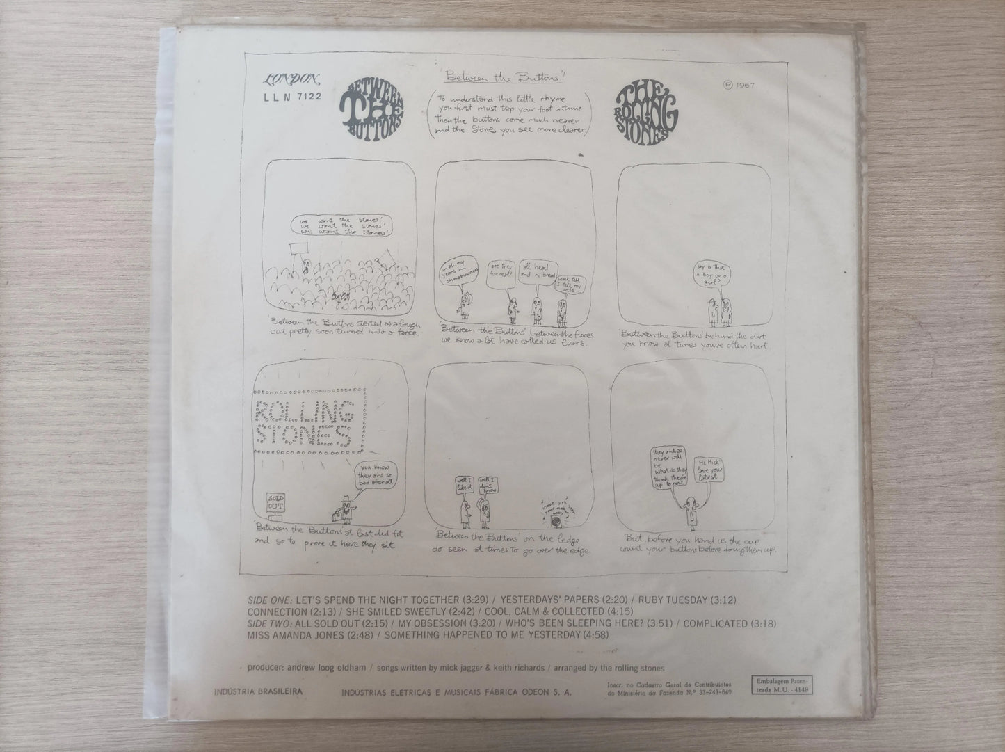 Lp Vinil The Rolling Stones Between The Buttons