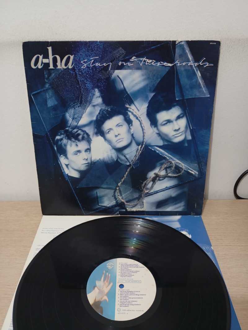 Lp Vinil a-ha Stay On These Roads Com Encarte