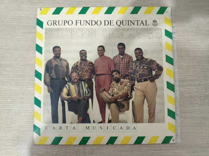 Lp Vinil Fundo De Quintal Carta Musicada Com Encarte, Leia