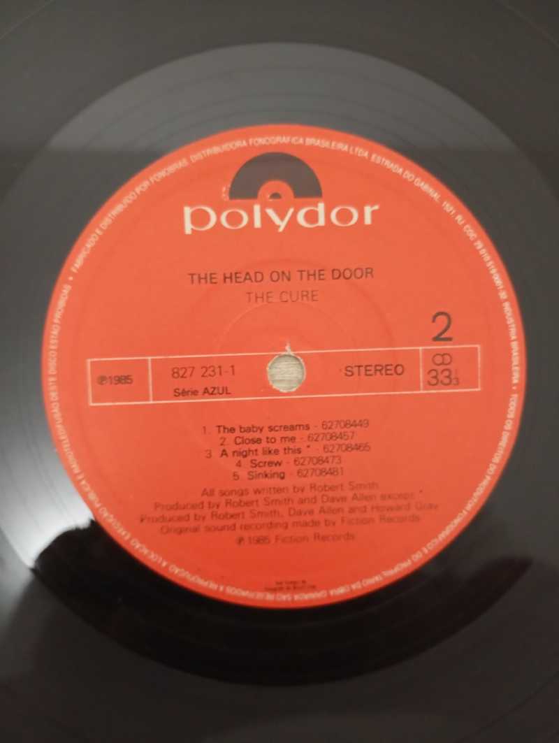 Lp Vinil The Cure The Head On The Door Com Encarte