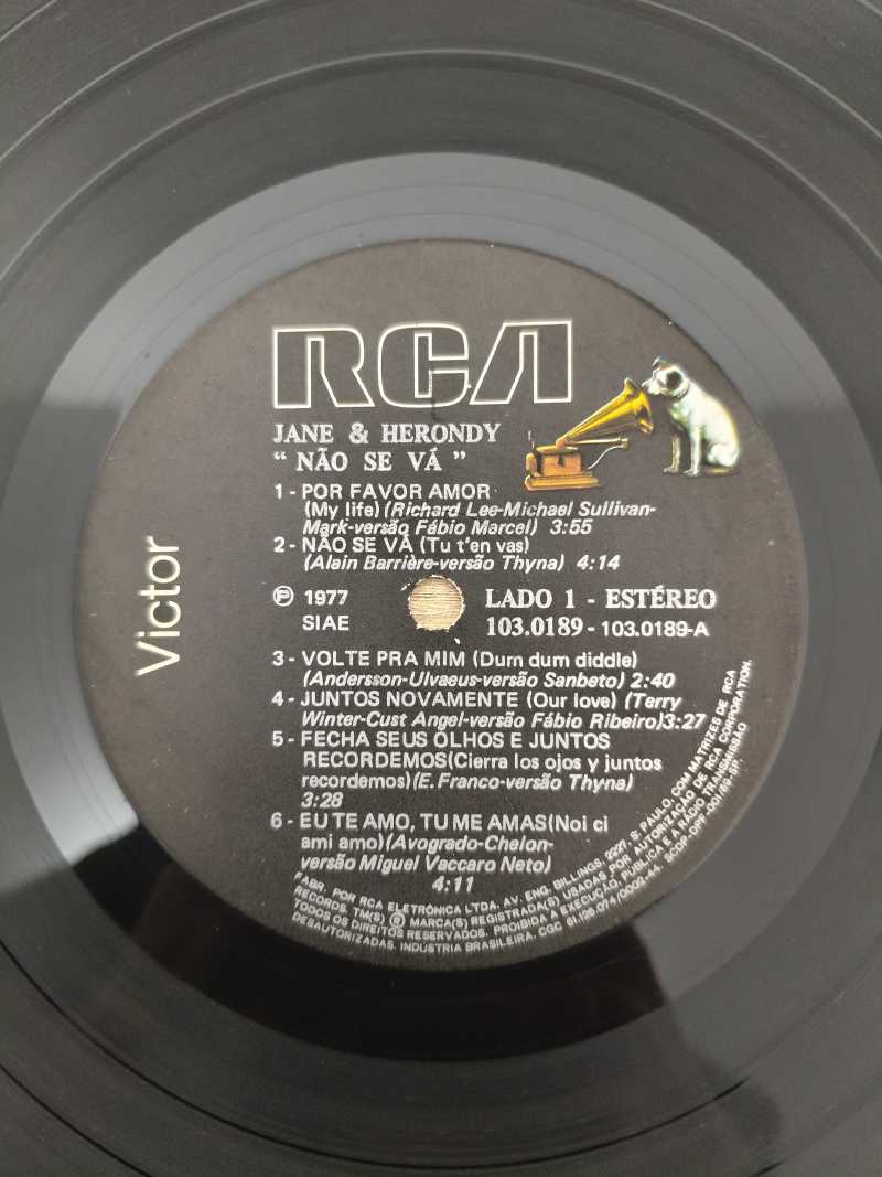 Lp Vinil Jane & Herondy Não Se Vá