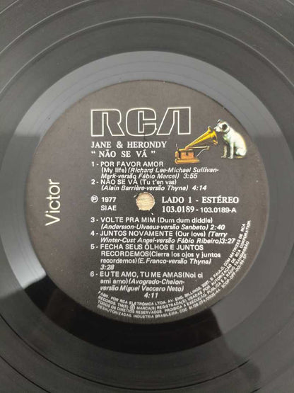 Lp Vinil Jane & Herondy Não Se Vá