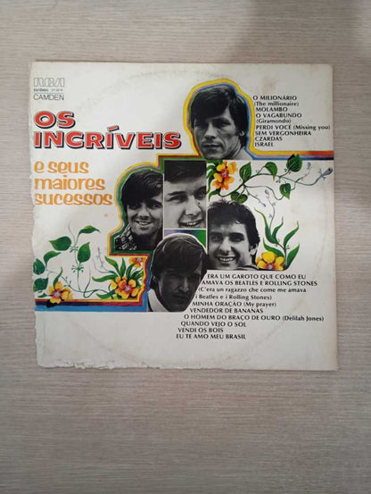 Lp Vinil Os Incríveis E Seus Maiores Sucessos