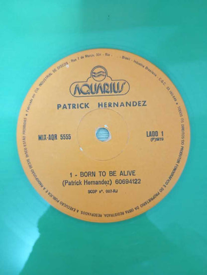 Lp Vinil Patrick Hernandez Born To Be Alive Verde