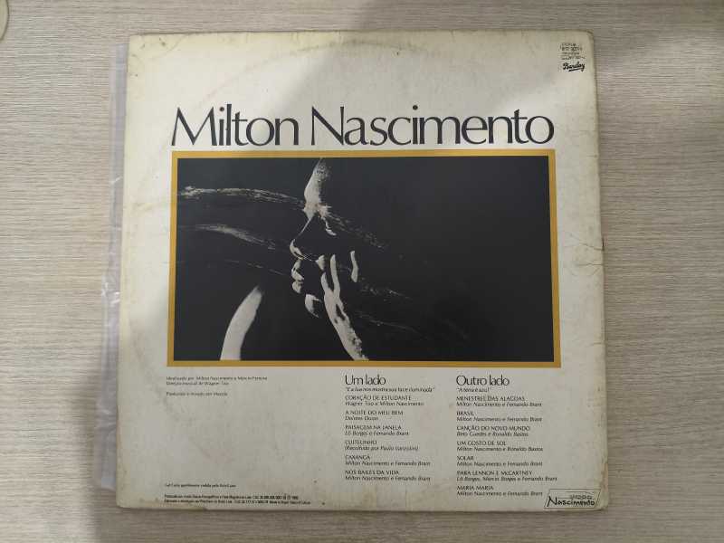 Lp Vinil Milton Nascimento Ao Vivo Capa Dupla