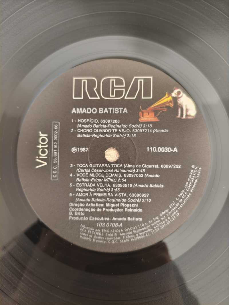 Lp Vinil Amado Batista 1987