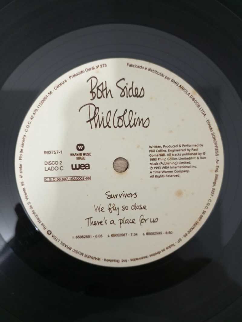 Lp Vinil Phil Collins Both Sides Duplo