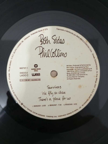 Lp Vinil Phil Collins Both Sides Duplo