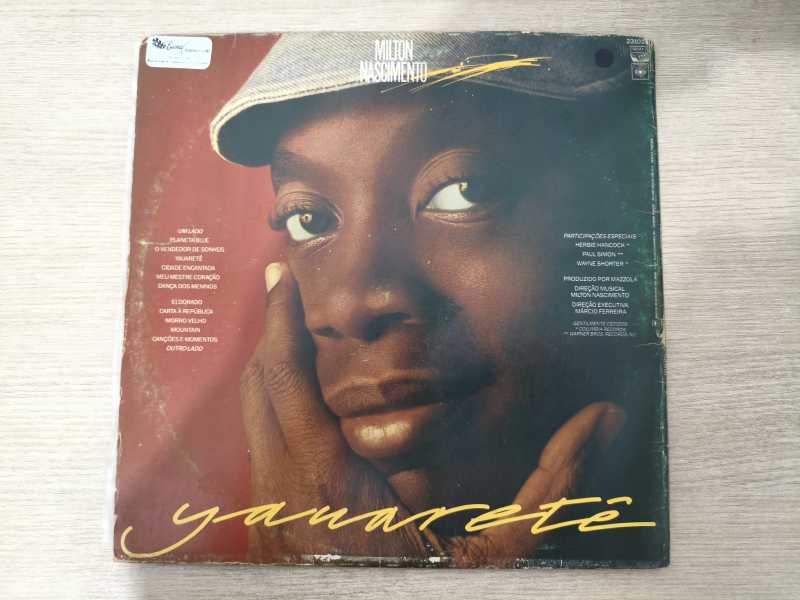 Lp Vinil Milton Nascimento Yauaretê Capa Dupla Com Encarte