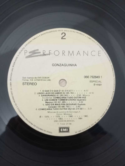 Lp Vinil Gonzaguinha Performance Com Encarte