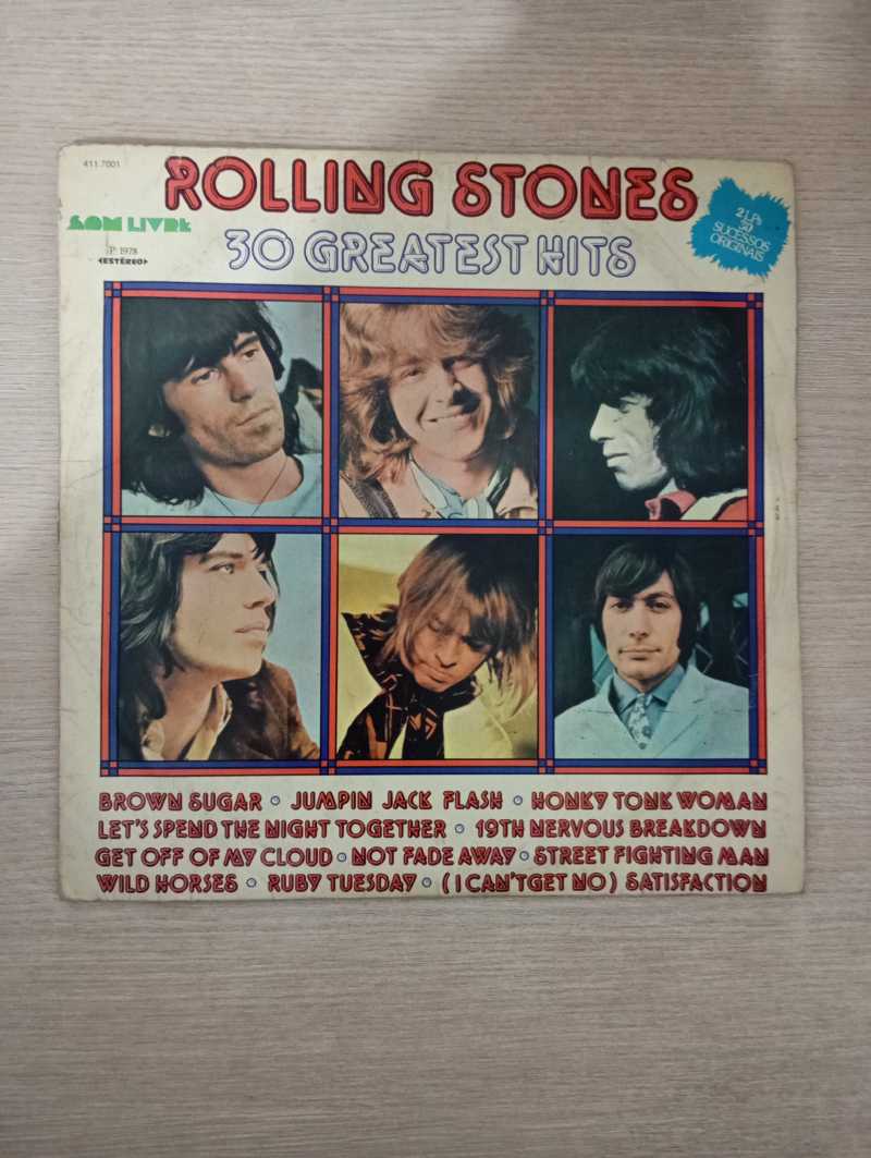 Lp Vinil The Rolling Stones 30 Greatest Hits Duplo