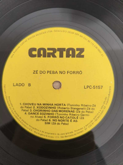 Lp Vinil Zé do Peba No Forró