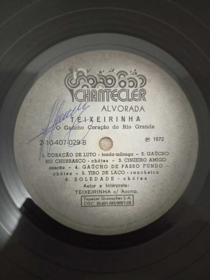 Lp Vinil Teixeirinha O Gaúcho Coração do Rio Grande