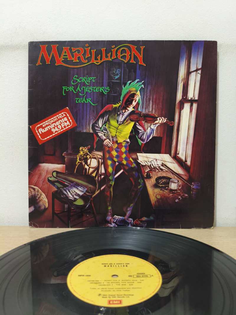 Lp Vinil Marillion Script For A Jester's Tear Capa Dupla