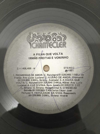 Lp Vinil Irmãs Freitas E Voninho A Filha Que Volta