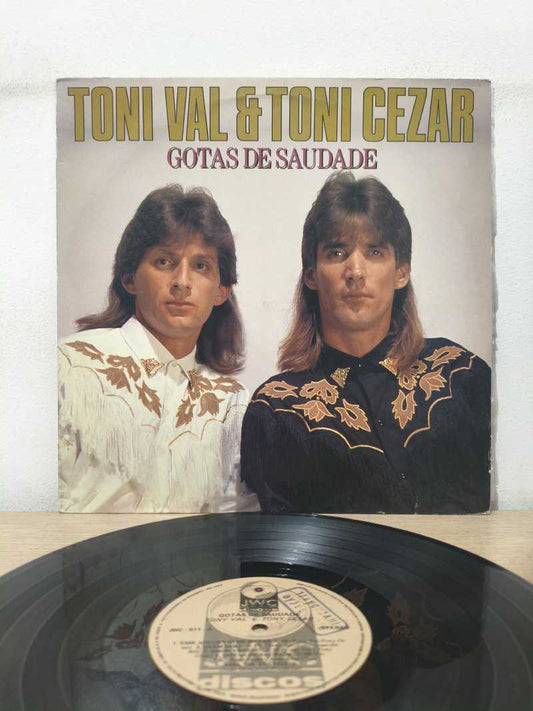 Lp Vinil Toni Val & Toni Cezar Gotas de Saudade