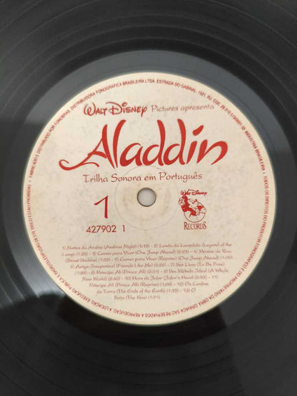Lp Vinil Alan Menken Aladdin Com Encarte