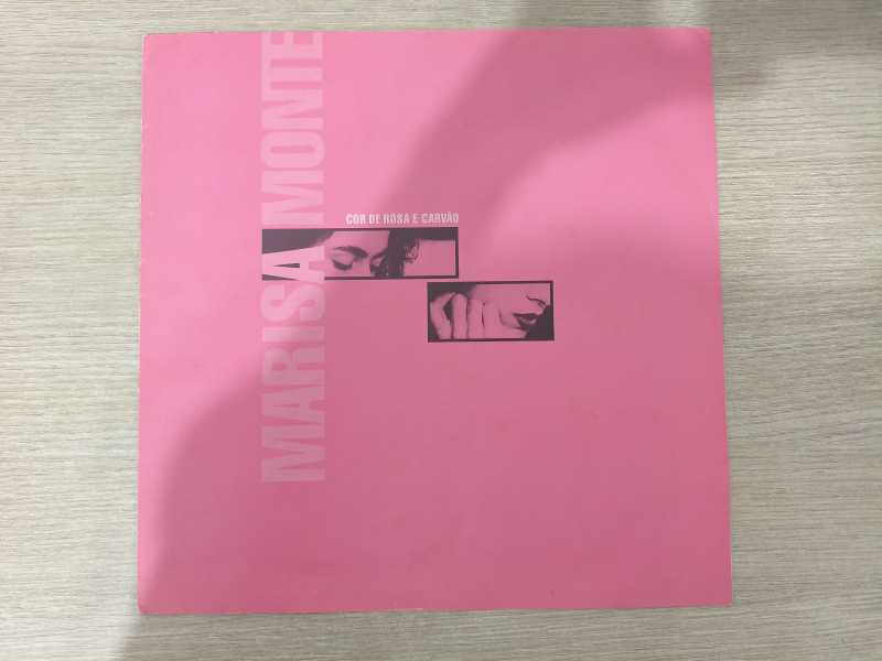 Lp Vinil Marisa Monte Cor De Rosa Carvão Com Encarte, Leia