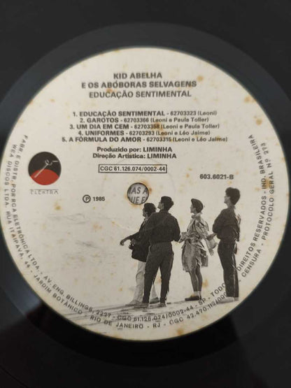 Lp Vinil Kid Abelha Educação Sentimental Com Encarte