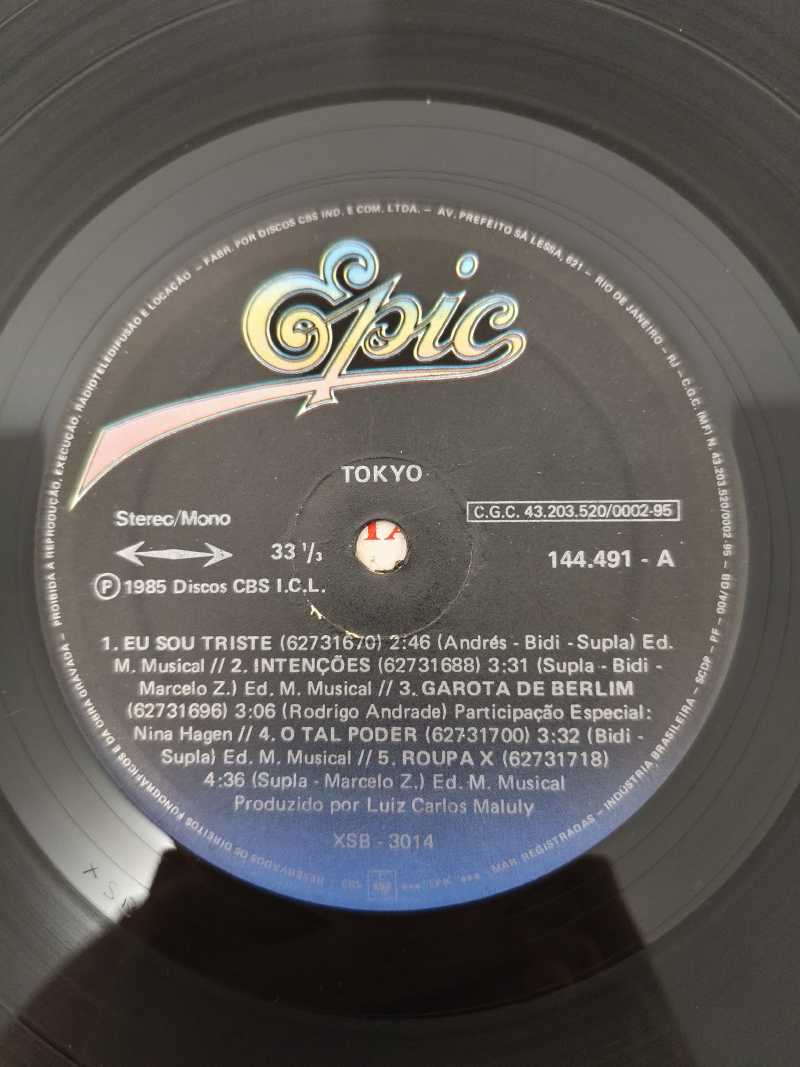 Lp Vinil Tokyo Humanos Com Encarte