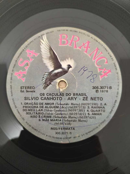 Lp Vinil Silvio Canhoto, Ary �& Zé Neto Os Caçulas Do Br